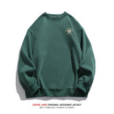 Men Pullover Hoodie round Neck Sweater Men's Winter Couple